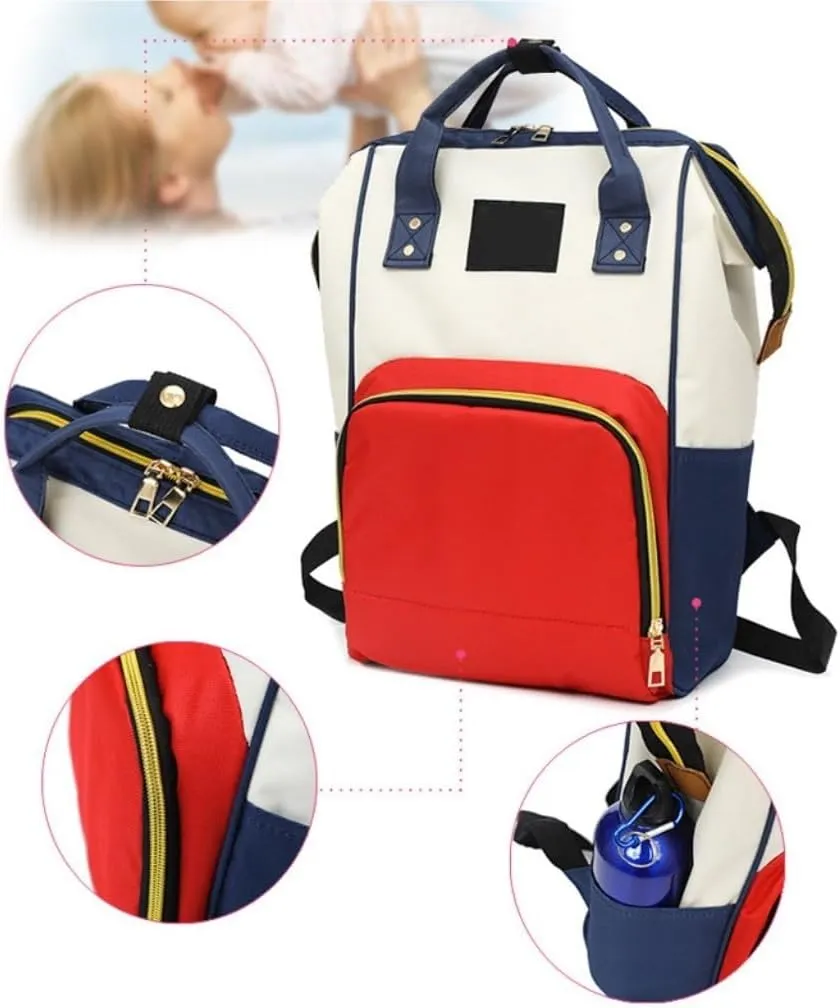 Diaper Bag Mummy bag thermal insulation fashionable lightweight travel backpack storage backpack Daiper Bag(Blue)