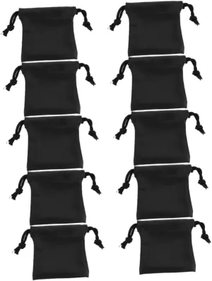 Didiseaon Waterproof Pu Leather Watch Pouches 10 Pack Jewelry Organizers Storage Bags for Jewelry Watches Phone Accessories