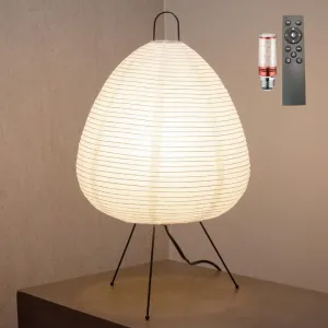 Dimmable Noguchi Lamp • Ambient Lighting Paper Lamp • Japanese Decor Lantern • Cozy Japandi Style • Japanese Paper Lantern Light