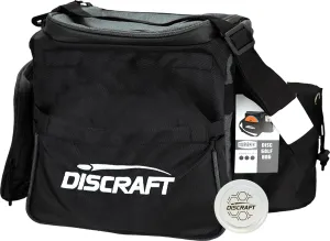 Discraft Tournament Ready Shoulder Bag - Lightweight Disc Golf Bag | 12-14 Discs | Available in Red, Blue, Gray