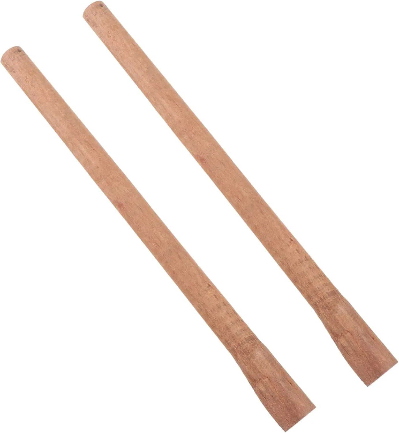 DOITOOL 2Pcs Replacement Wooden Handle for Camping Axe Square Skid Grip Shockproof Design for Easy Installation for Chopping and Outdoor Use