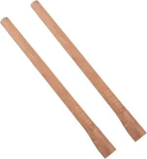 DOITOOL 2Pcs Replacement Wooden Handle for Camping Axe Square Skid Grip Shockproof Design for Easy Installation for Chopping and Outdoor Use