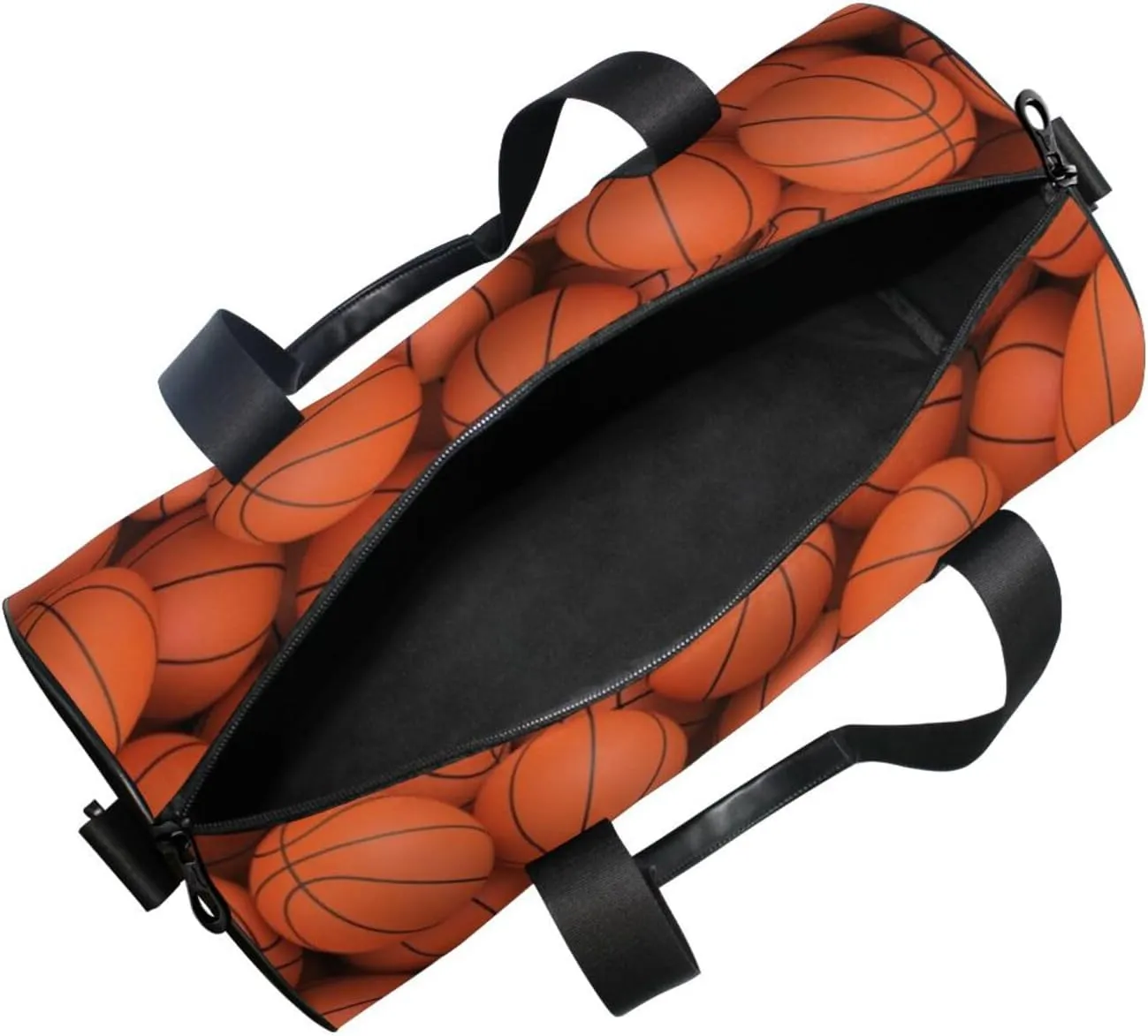 Duffle Bag Lightweight with Inner Pocket Travel Duffed Tote Bag Lightweight Weekender Bag, Basketball Sport Duffle Print Bag for Gym Yoga Sport