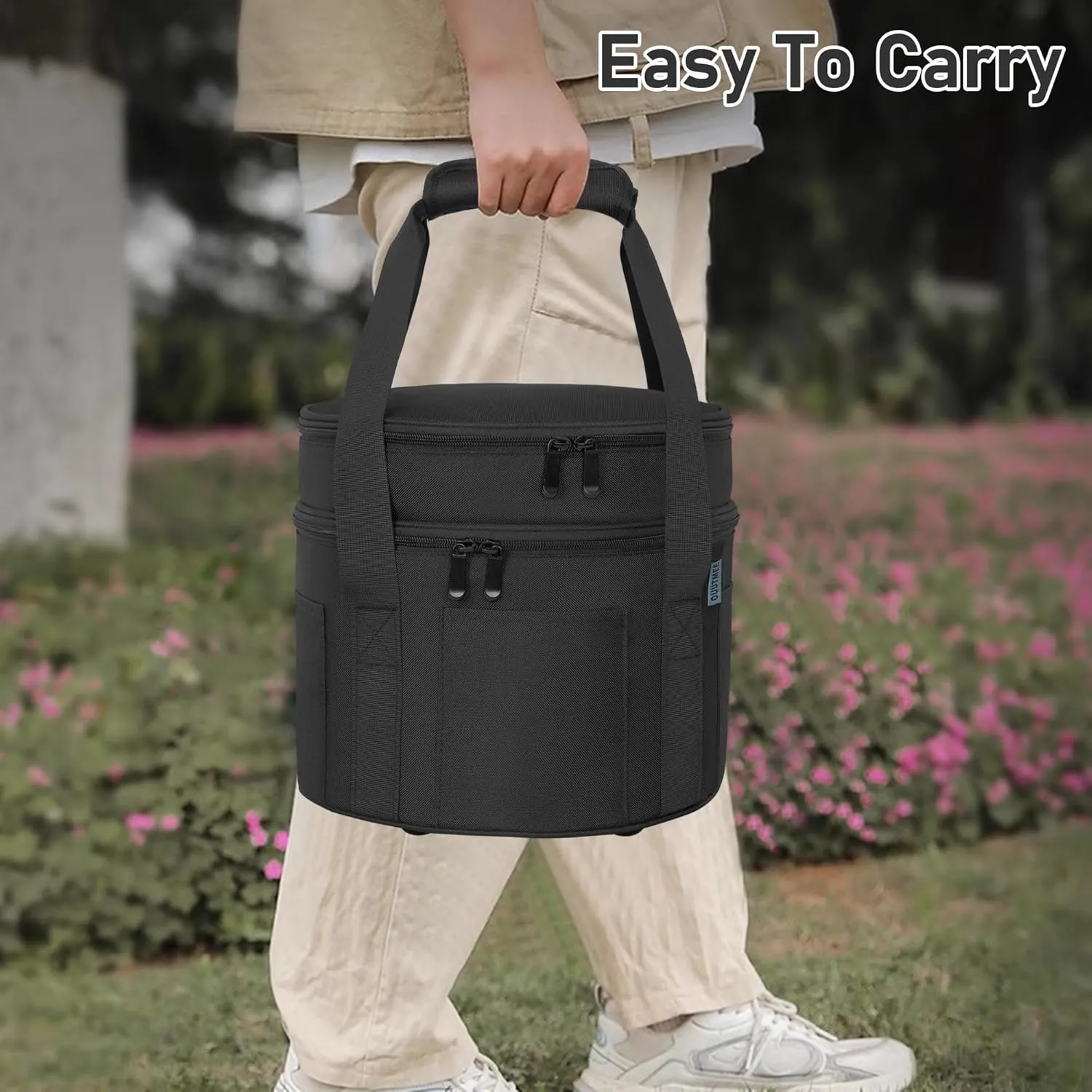 Dutch Oven Bag for 8 Inch Oven, 2 Layers Travel Bag