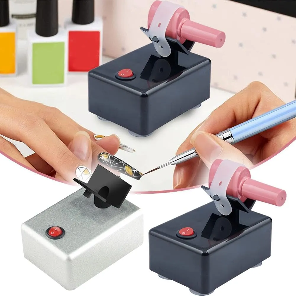 Electric Nail Polish Shaker Liquid Mixer Shaker, Nail Gel Polish Mixer, Model Paints Shaker Vibrating Screen 3200 Shakes/Min Lash Varnish Bottle Glue Shaking Machine for Nail Ink