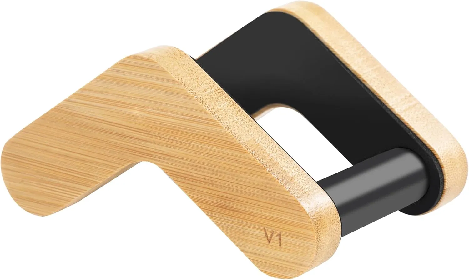 ENO MUSIC Portable Wood Floor Stand Solid Wood Ukulele Stand for 4 Strings Small Guitars
