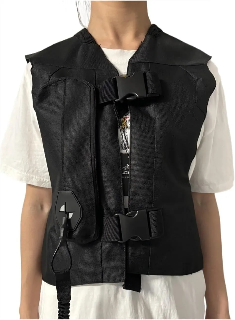 Equestrian Airbag Vest/Jacket Wearable Air Bag, Lightweight, Unisex, Motorcycle Or Horse With Back Protection