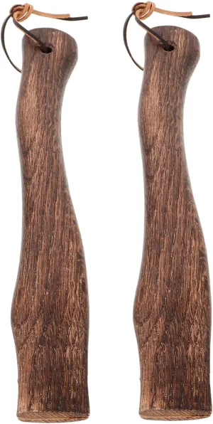 Ergonomic Wooden Axe Handle Replacement for Axe Handle Replacement Non-Slip Grip for Camping