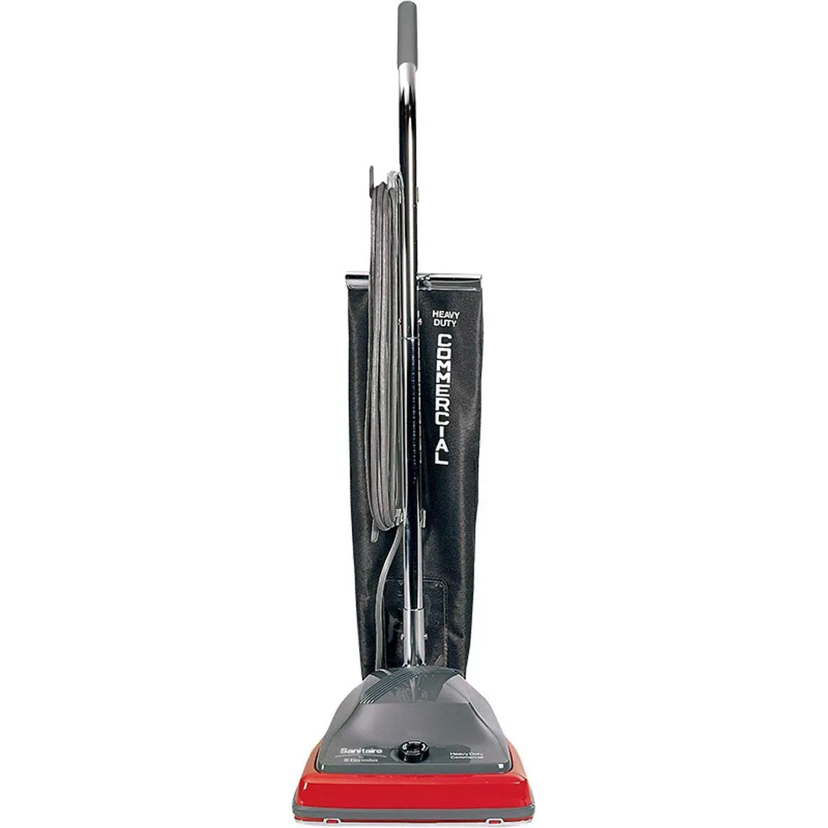 EUREKA Sanitaire SC679J Commercial Lightweight Upright Vacuum Bag-Style 12lb Gray/Red