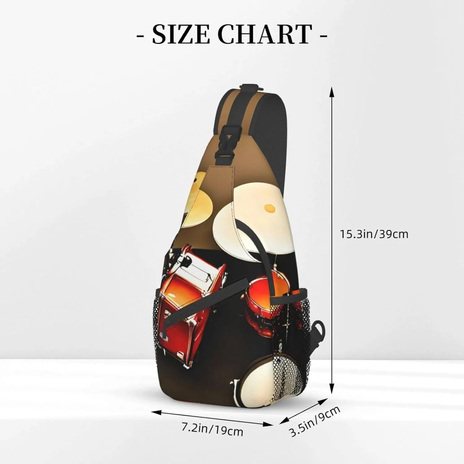 Explosion Firework 3d Unisex Crossbody Backpack Travel Hiking Casual Chest Bags Lightweight Fashion