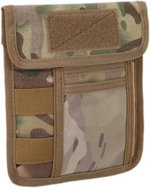 Fashionable Credential Bag Camouflage Id Card Pouch Waterproof for Travel Camping Easy to Carry