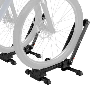 Favoto Folding Bike Stand Floor - Mountain & Road Bicycles Indoor Outdoor Garage Storage - Bicycle Parking Rack Foldable Fit 20”-29” Bikes (2 Pack)