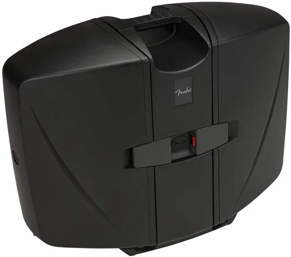 Fender Passport Conference Series 2 Portable 175W Powered PA System with Vocal Microphone, 2X Speaker Stand & 2X XLR Cable Bundle