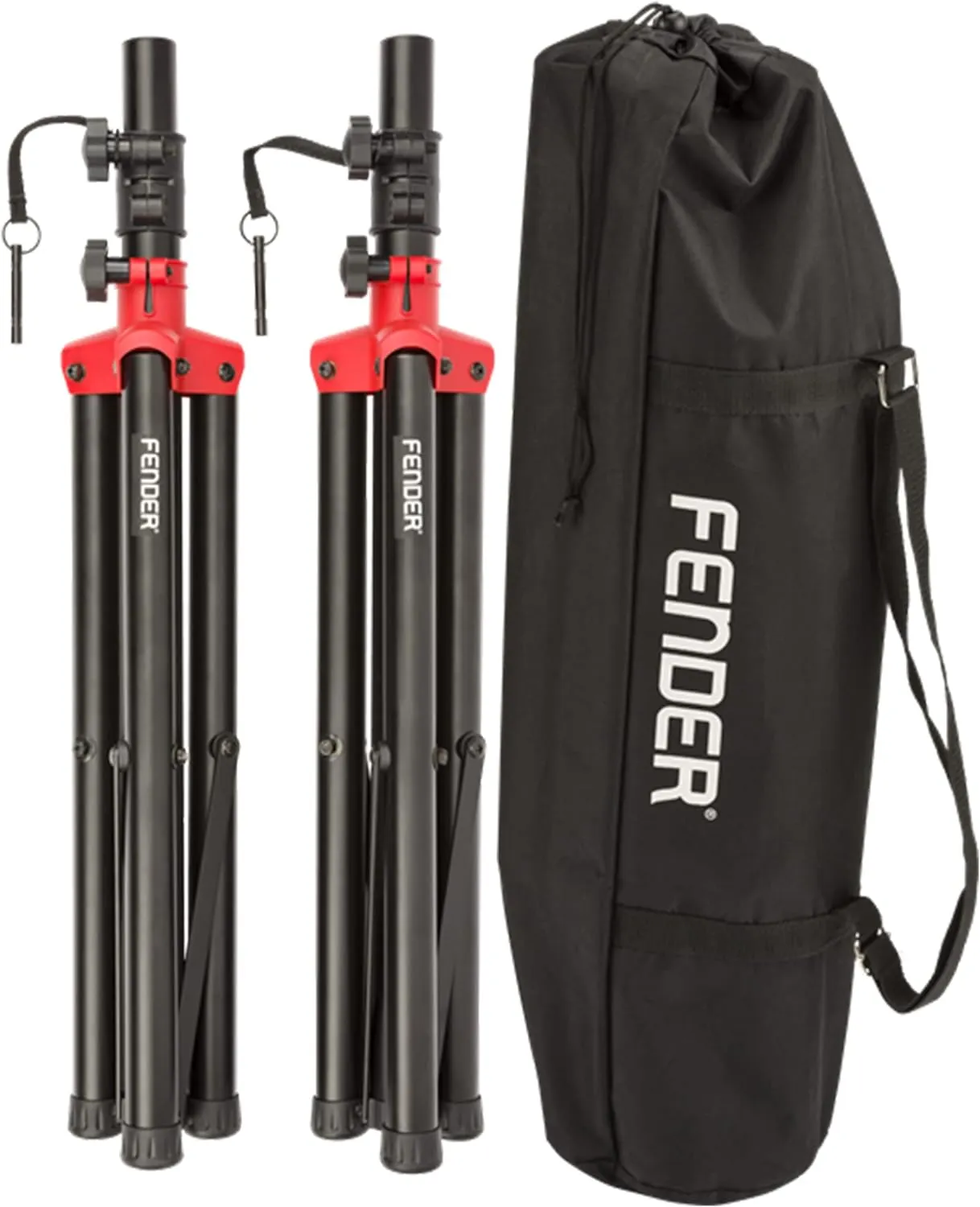Fender Passport Venue S2 Portable PA System Bundle with Compact Speaker Stands, Microphone, Mic Stand Clip, XLR Cable, and Instrument Cable