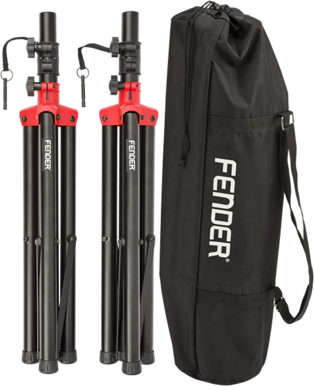 Fender Passport Venue S2 Portable PA System Bundle with Compact Speaker Stands, Microphone, Mic Stand Clip, XLR Cable, and Instrument Cable