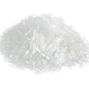 Fiberglass for Cement Mortar Concrete Reinforcement Anti-seepage and Anti-cracking Cement Mix for Building Walls Garden Floor 3/4"(19MM)-1lb/PACK