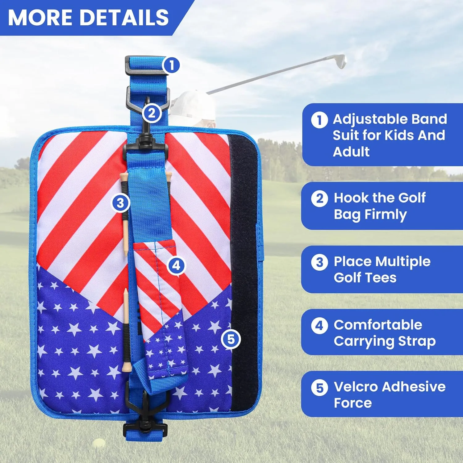 FINGER TEN Golf Club Bag Mini Lightweight for Men Women Ladies Kids with/Without Ball Pouch Pack, Portable for Driving Range Carrier Course Training Case