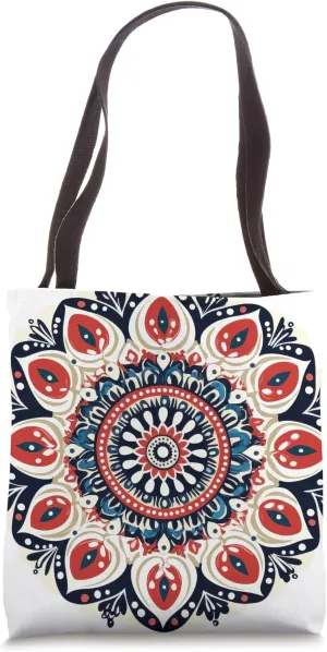 Finnish Pattern Mandala Tote Bag