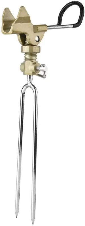 Fishing Pole Rod Stand Bracket Adjutable Stable Aluminium Alloy Fishing Rod Ground Holder Bracket Fishing Tackle Accessory