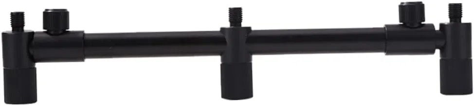 Fishing Rod Bracket Carp Fishing Buzz Bars Bite Alarm Holder Telescopic Rod Support with 3 Heads for Black bracket