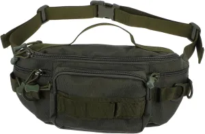 Fishing Tackle Waist Pack Fanny Pack for Men Adjustable Belt Bag with Dedicated Water Bottle Holder for Fishing Cycling Hiking and Outdoor Adventures