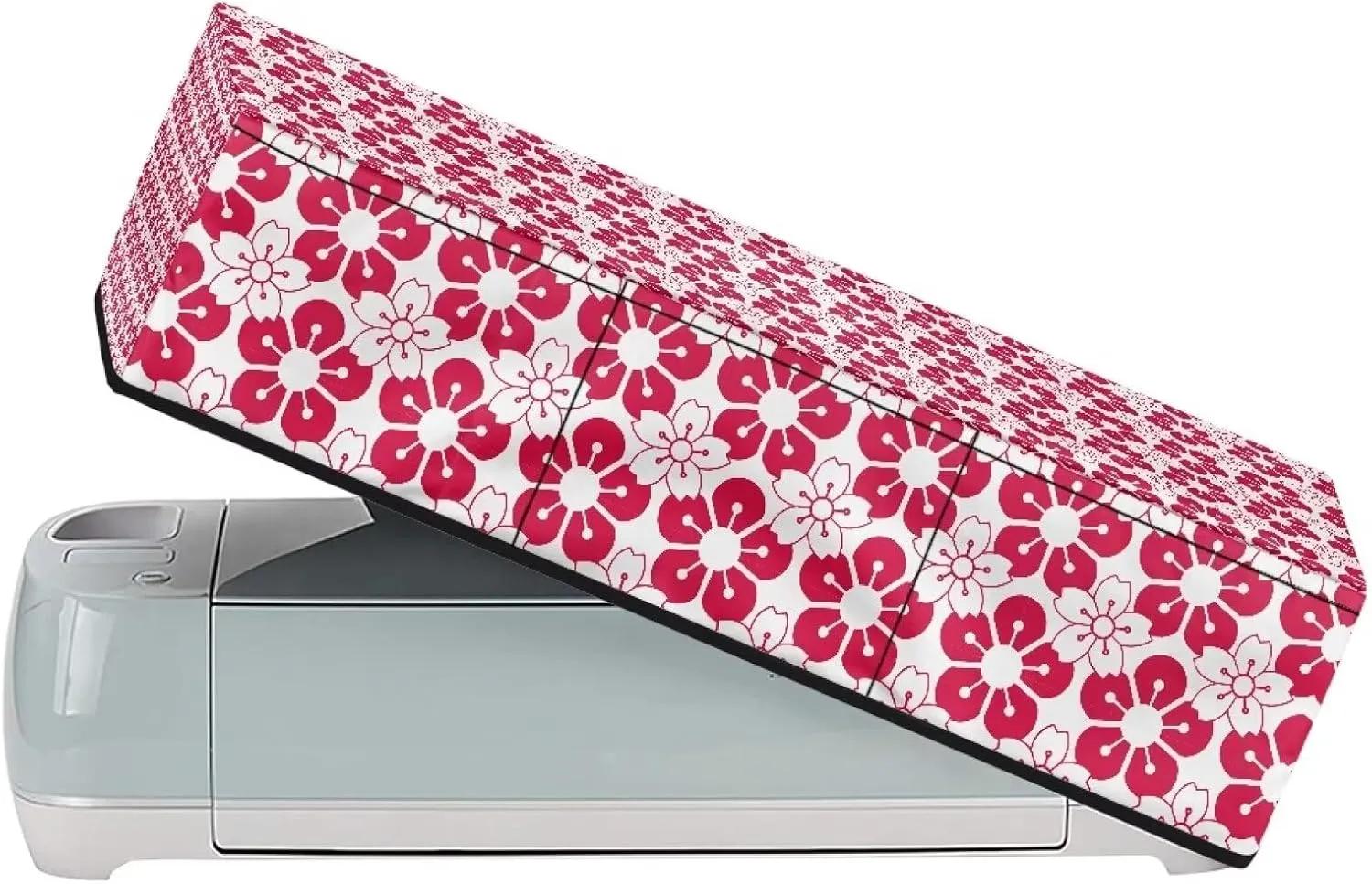 Flower Carrying Case Cover for DIY Cutting Machine Waterproof Elastic Cutting Machine Accessories Dust Cover Carrying Bag with Pockets Universal Fit