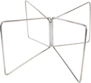 Foldable Cooler Stand Stainless Steel Damp Proof Outdoor Cooler Holder Stand for Camping