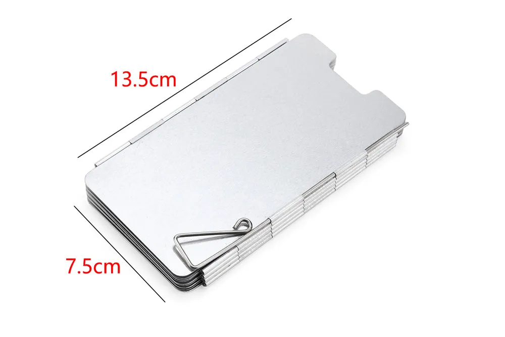Foldable Gas Stove Windshield 9 Plates