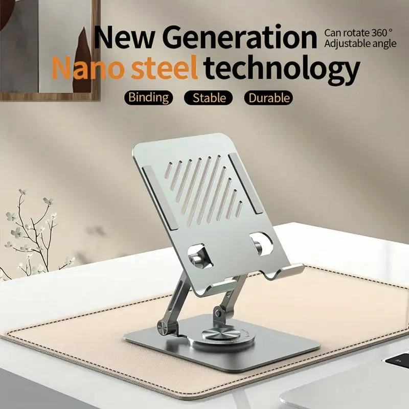 Foldable iPad Stand and Tablet Stand for Desk