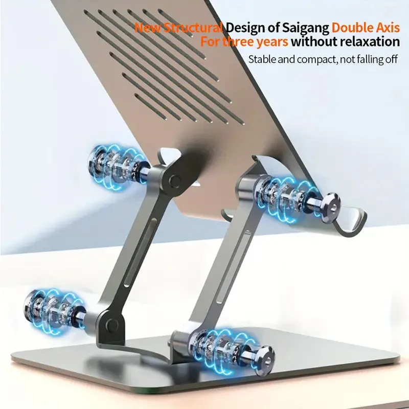 Foldable iPad Stand and Tablet Stand for Desk