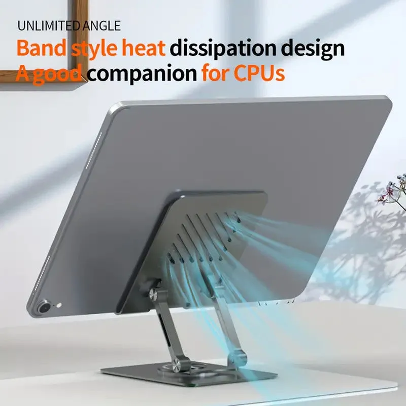 Foldable iPad Stand and Tablet Stand for Desk