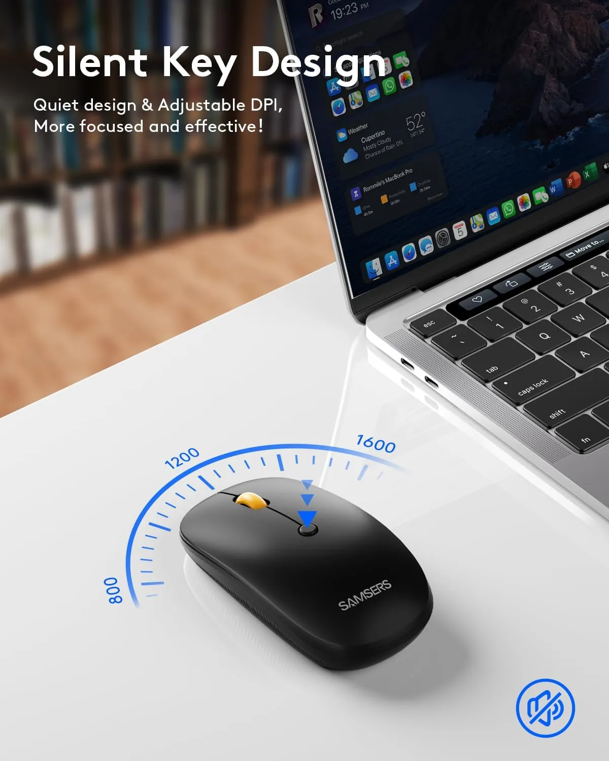 Foldable Keyboard and Mouse, Samsers Folding Bluetooth Keyboard Combo, 2.4G   BT5.0 x 2, Full-Size Portable Travel Keyboard & USB-C Rechargeable Wireless Mouse for Windows Android iOS Mac OS