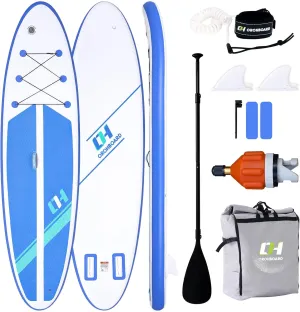 Foldable Paddle Board Kid Inflatable Stand Up Paddle Boards with Ultra-Light SUP Accessories Valve Adaptor/2 fins/SUP Backpack/Leash
