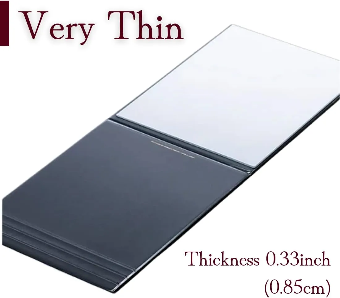Folding Mirror, HORIUCHI Mirror Made in Japan,Tabletop Mirror, Makeup Mirror,Portable Folding Makeup Mirror