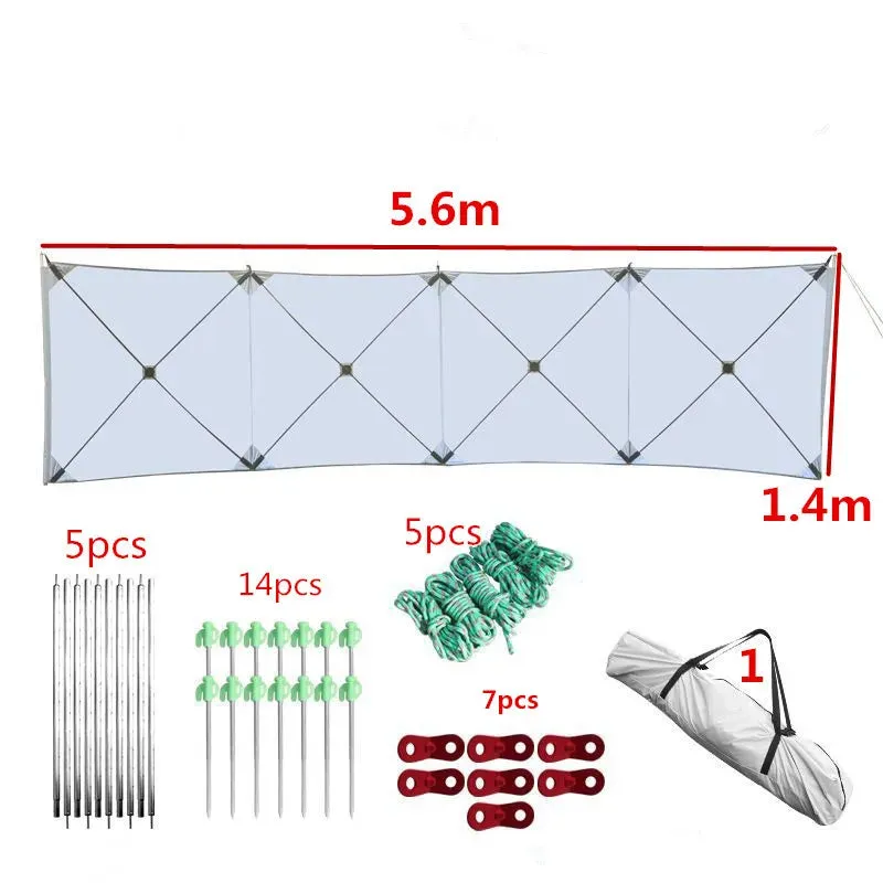Folding Outdoor Camp Windscreen Gas Stove Burner Shelter Windbreak Wall - Hiking Picnic