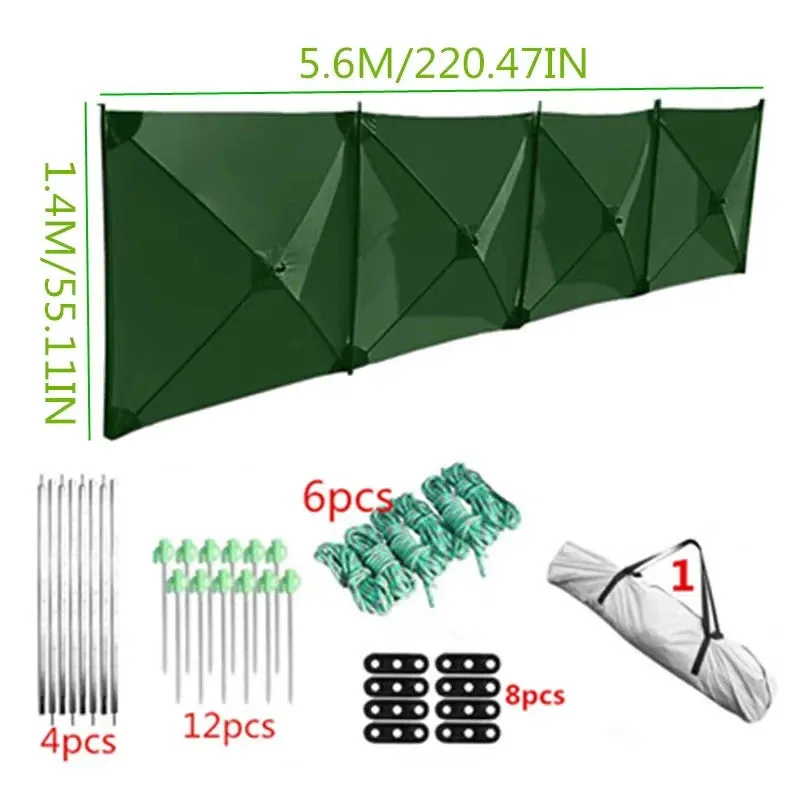 Folding Outdoor Camp Windscreen Gas Stove Burner Shelter Windbreak Wall - Hiking Picnic