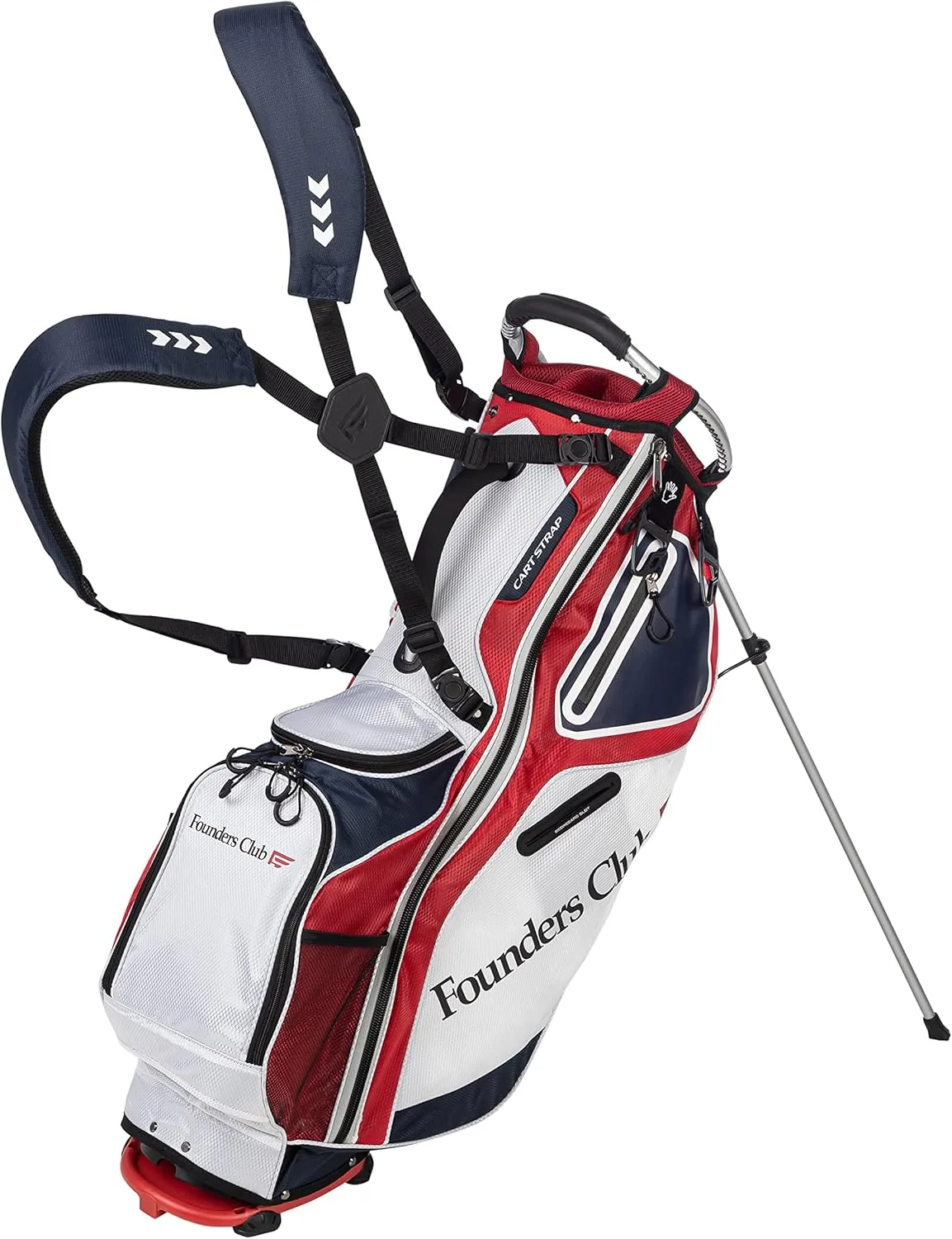 Founders Club Lightweight Golf Stand Bag for Men for Walking or Riding The Golf Course Light Weight 6 Way Full Length Divider with Dual Padded Carry Strap