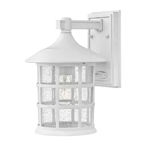 Freeport 1lt Medium Wall Lantern  | Textured White