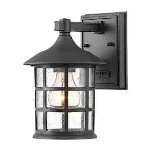 Freeport 1lt Small Wall Lantern  | Textured Black