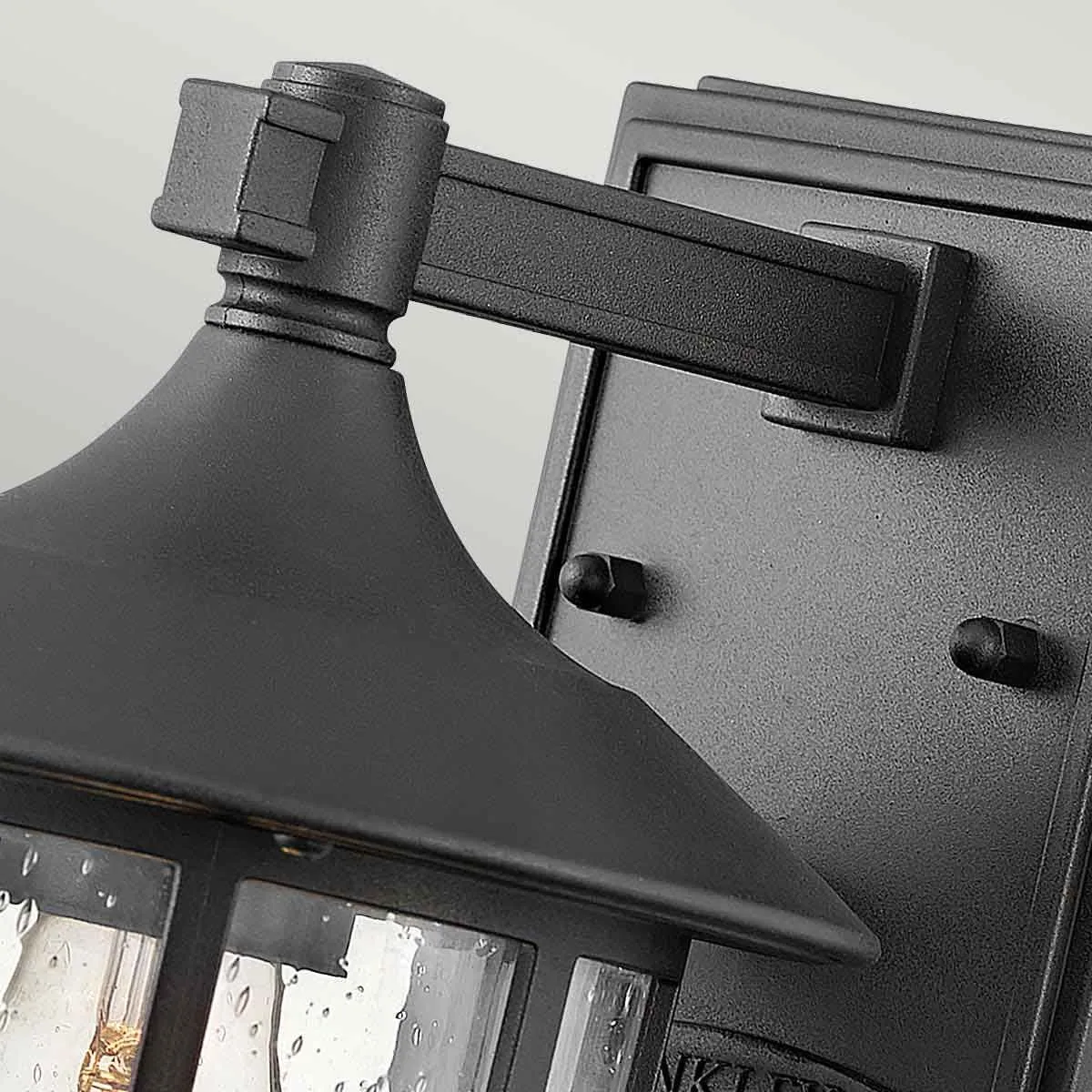 Freeport 1lt Small Wall Lantern  | Textured Black