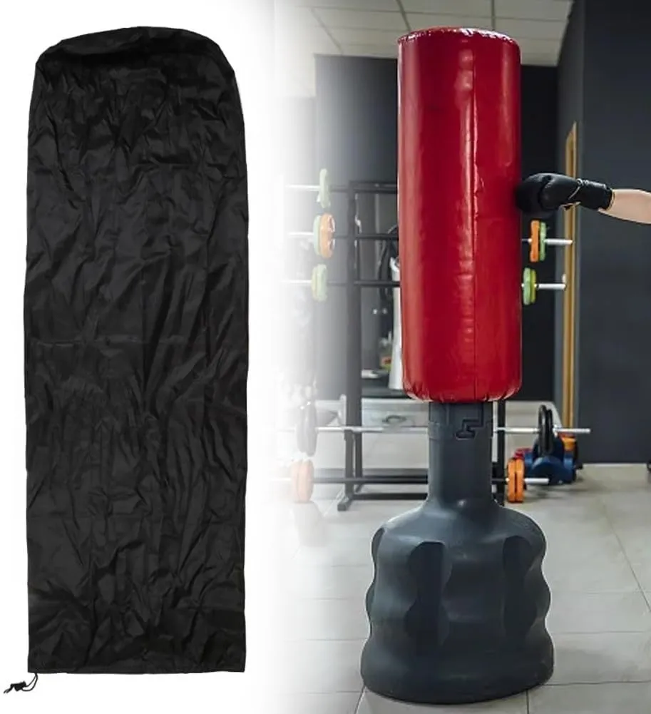 Freestanding Punching Bag Cover, Weatherproof Standing Boxing Bag Cover, Adjustable Thickened Heavy Punching Bag Protective Cover For Freestanding Heavy Bag