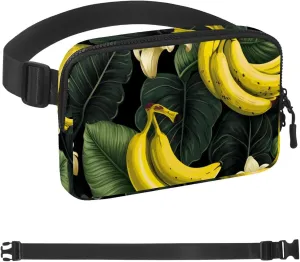 Fresh Bananas-562 Crossbody Fanny Pack for Men&Women,Belt Bag for Travel Casual Walking Running Hiking Cycling