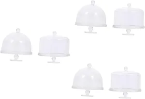 Garneck 5sets Dollhouse Accessories Mini Cake Stand Miniature Accessories Dollhouse Miniatures Dollhouse Decor Dollhouse Cake Stand Miniature Cake Stand Mini Cupcake Stand Plastic 2pcs*5