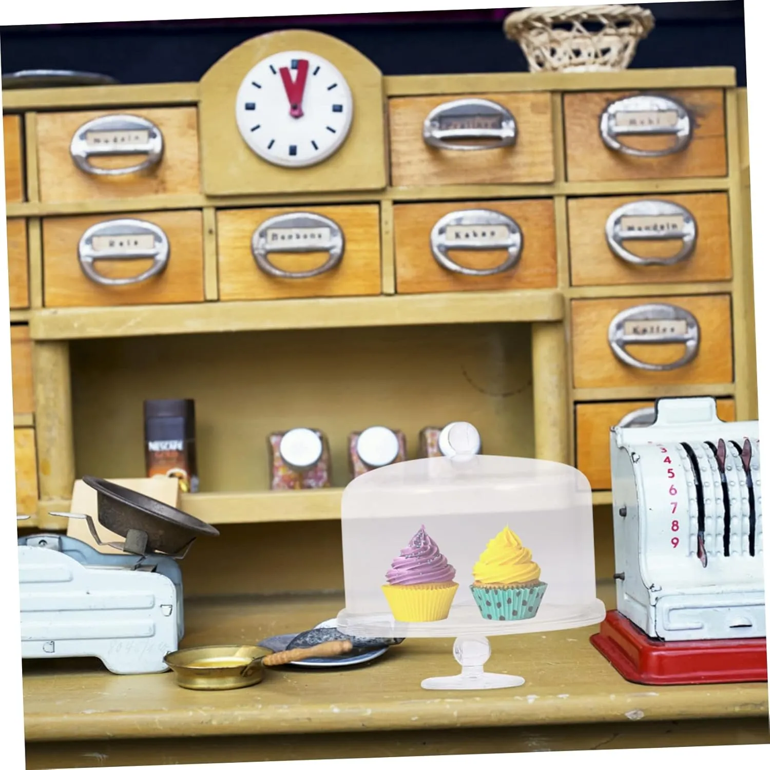 Garneck 5sets Dollhouse Accessories Mini Cake Stand Miniature Accessories Dollhouse Miniatures Dollhouse Decor Dollhouse Cake Stand Miniature Cake Stand Mini Cupcake Stand Plastic 2pcs*5