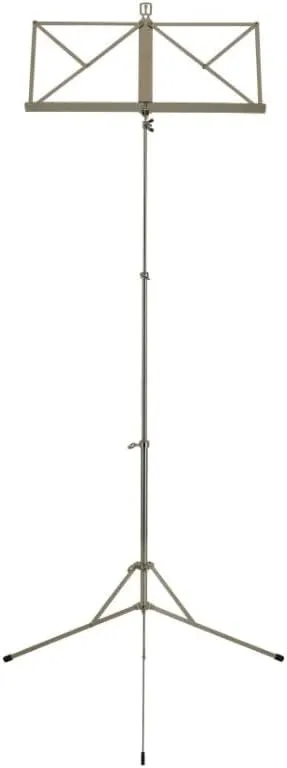 GEWA Wittner music stand 961a, nickel-plated, installation height 48-114 cm, compact foldable, Made in Germany