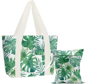 gfuhlre Beach Bag Wet Bag Waterproof Sandproof Women Beach Tote for Friends Travel Gifts with Wet Compartment for Pool Gym