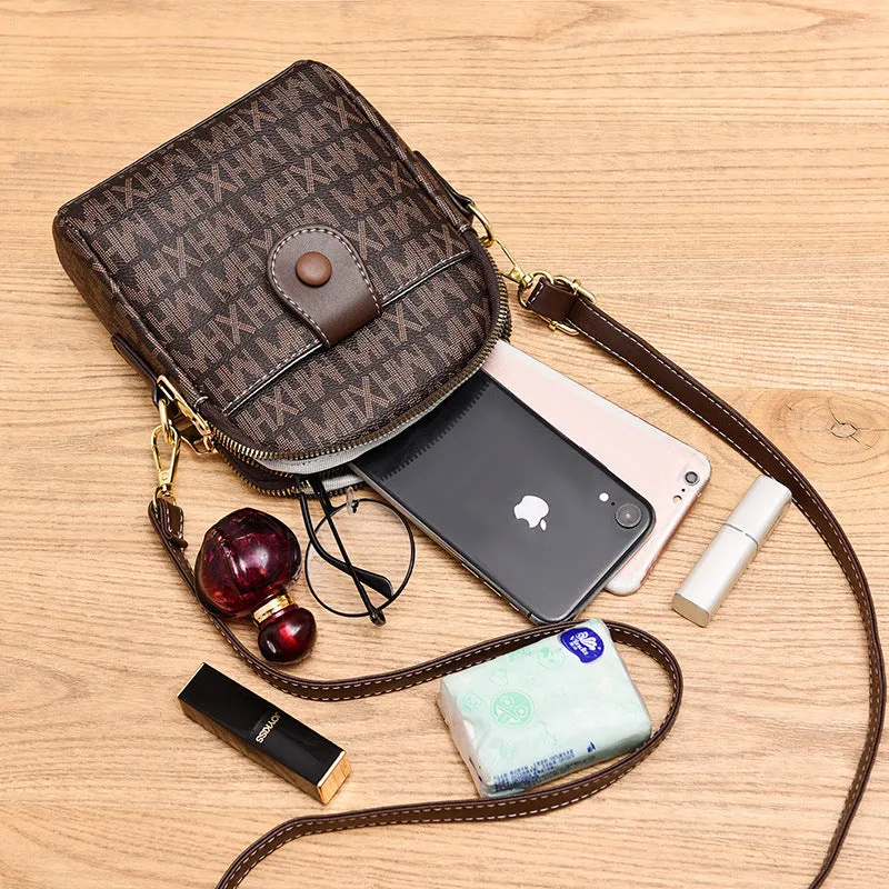 Glamorous Women's Mobile Summer Printed Lightweight Shoulder Bags
