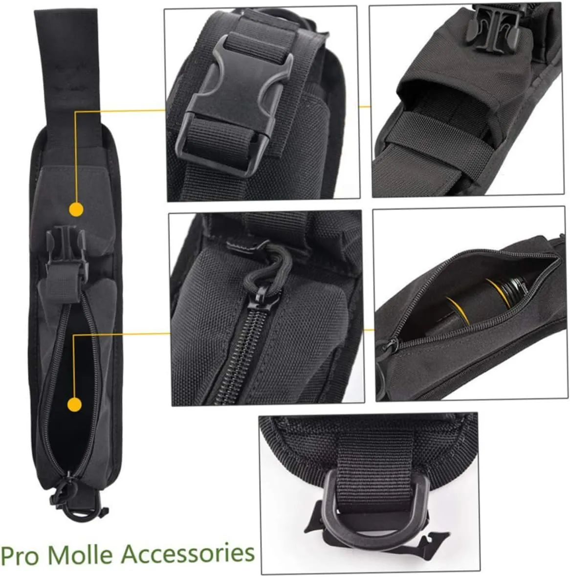 GLEAVI 2pcs Pouch Many Small Bags Outdoor Sundries Pouch First-aid Accessories Bag for Walking/riding