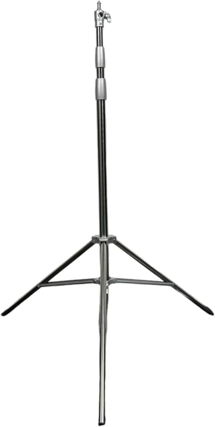 Glide Gear L Stand 50 - Stainless Steel Lighting Stand for Video and Photography Spring Cushioned Heavy Duty Tripod Stand 9.5ft