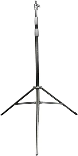Glide Gear L Stand 50 - Stainless Steel Lighting Stand for Video and Photography Spring Cushioned Heavy Duty Tripod Stand 9.5ft